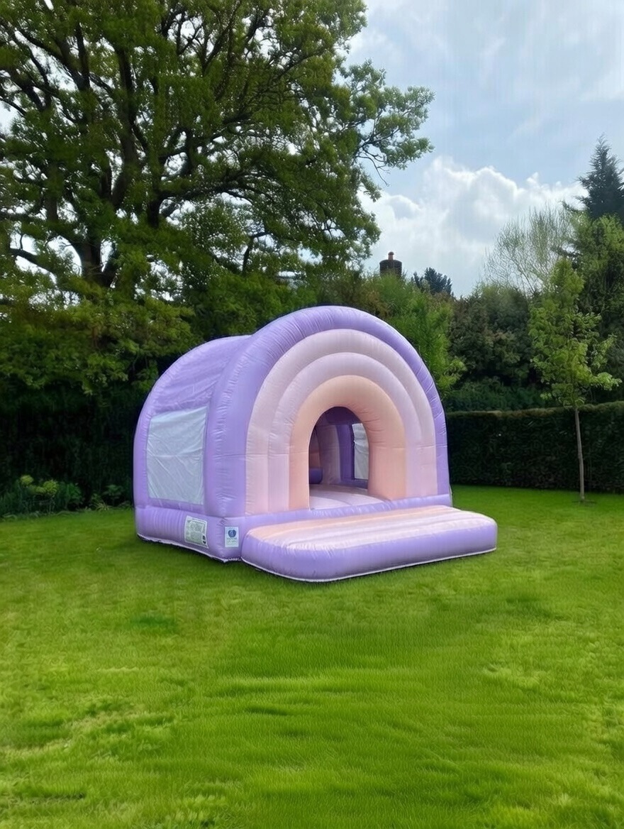 Curved Rainbow Pastel Castle