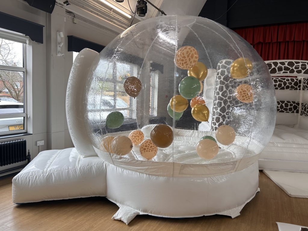 White Balloon Dome Bouncy Castle