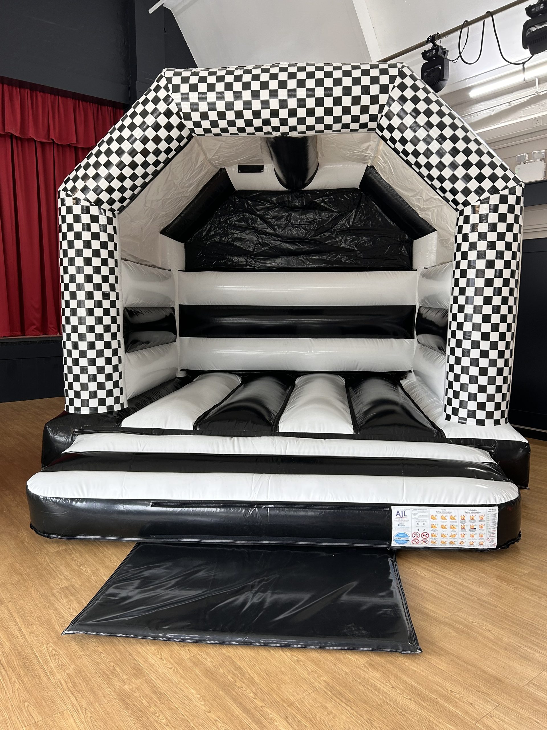 Black & White Bouncy Castle