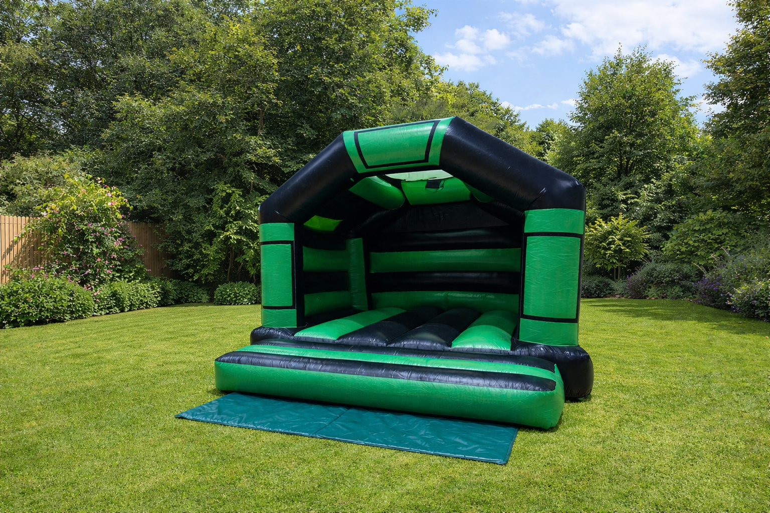 Green & Black Bouncy Castle