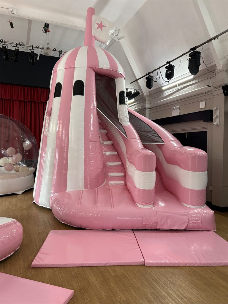 pink slide castle