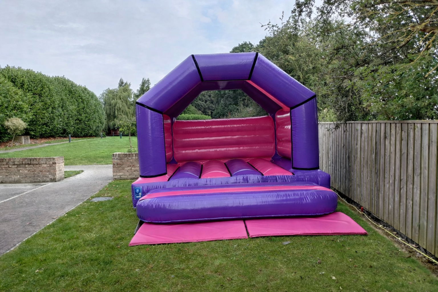 Pink & Purple Bouncy Castle
